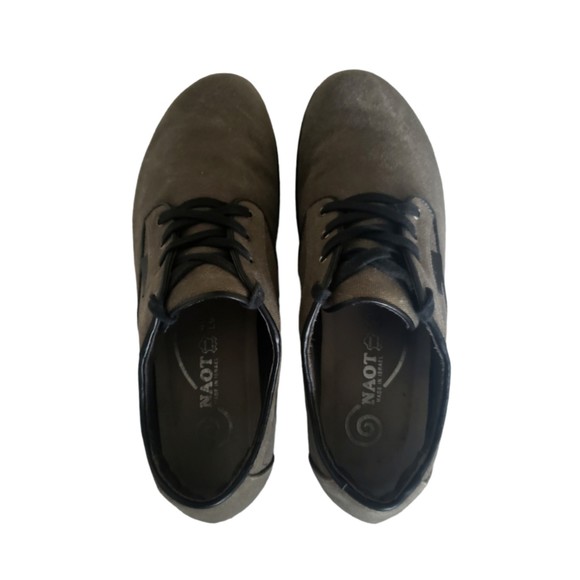 NAOT Tiaki Lace up Shoes Oxfords Gray Fabric Women's Size 9 - Picture 8 of 11